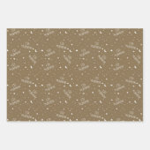 キャメルブラウンキッズイードムバラク ラッピングペーパーシート (正面2)