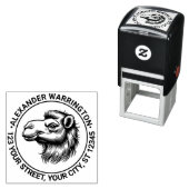 キャメルヘッドスケッチ名差出人住所 セルフインキングスタンプ (インサイチュ)