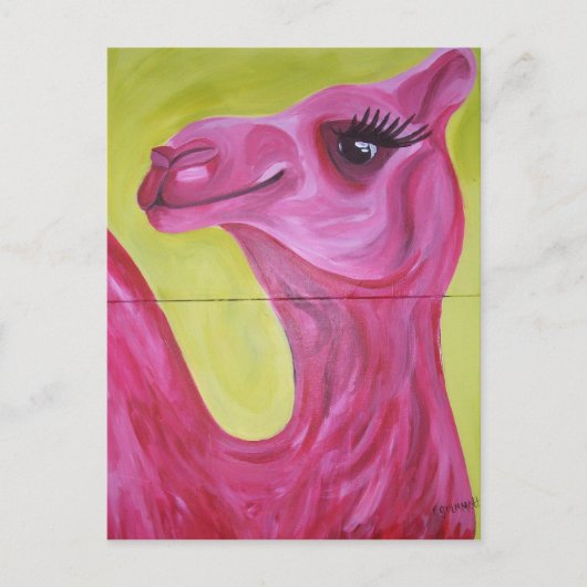 キャメル恋しく思はがき ポストカード (正面)