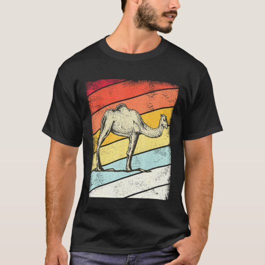 キャメル グラフィック キッズ ユース Tシャツ (正面)