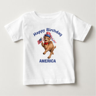 キャメル (5歳) 愛国心あふれる子供用Tシャツ ベビーTシャツ