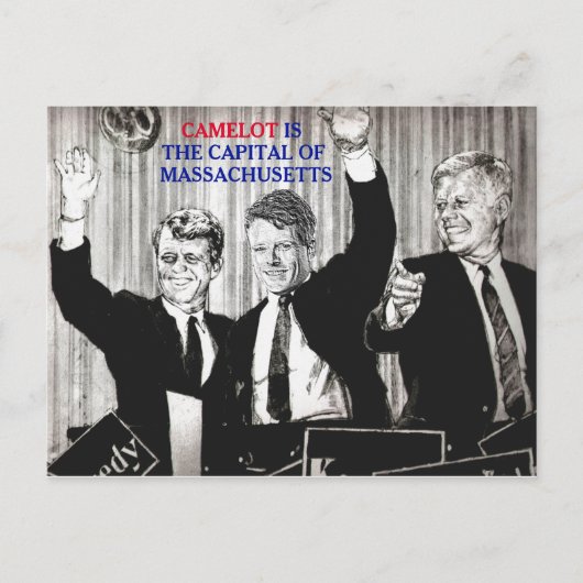 キャメロットはマサチューセッツの首都だ ポストカード (正面)