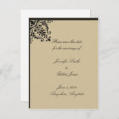 キャメロット金ゴールド日付の保存、ポストカード 案内ポストカード (正面/裏面)