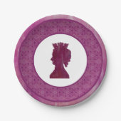 キャメロット: 女王 ペーパープレート (正面)