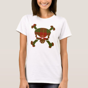 キャメロンタータンチェックスカルNo Banner Shirt Tシャツ