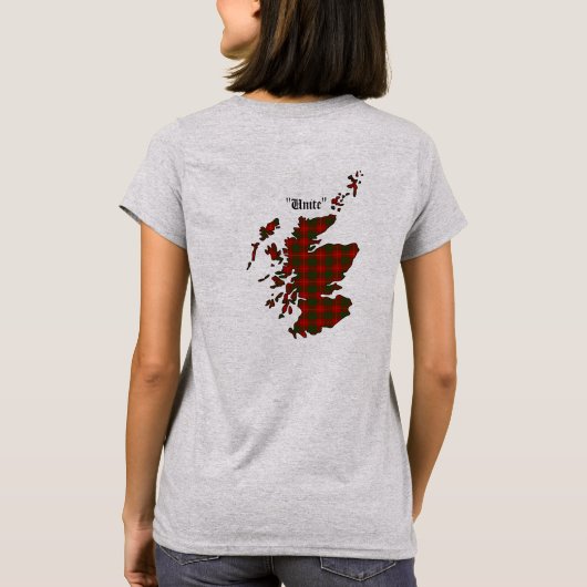 キャメロン氏族 女性用 Tシャツ (裏面)