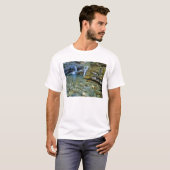 キャメロン滝 ウォータートン・レイクス国立公園 Tシャツ (正面フル)