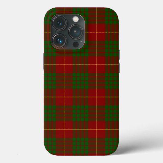キャメロン タルタン 赤 緑 チェック Case-Mate iPhoneケース (裏面)