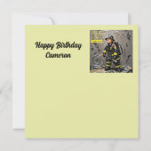 キャメロン~ハッピーバースデー~消防士~ (裏面)