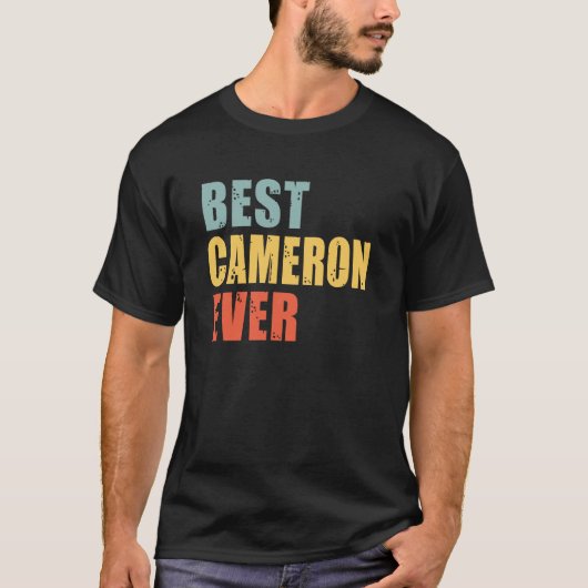 キャメロ最高のン・エバー・キャメロン Tシャツ (正面)