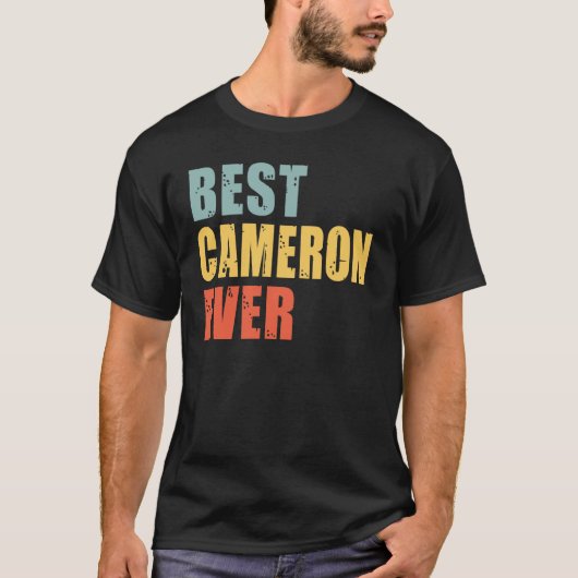 キャメロ最高のン・エバー・キャメロン Tシャツ (正面)