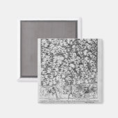 キャラクターと風刺画 マグネット (正面/裏面)