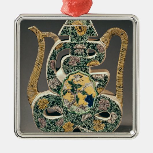 キャラクターのの形のワインのつぼ「shou メタルオーナメント (正面)