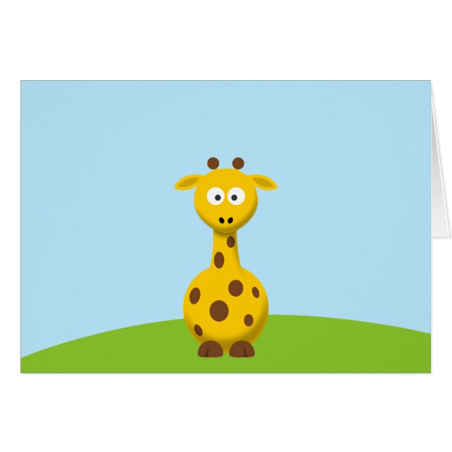キャラクターのキリン (正面横)
