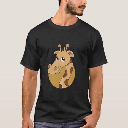 キャラクターのキリン Tシャツ (正面)