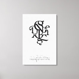 キャラクターのパーツ20 x 30 キャンバスプリント