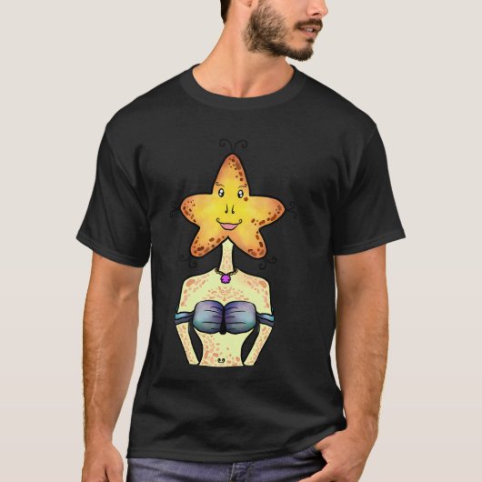キャラクターのヒトデ Tシャツ (正面)
