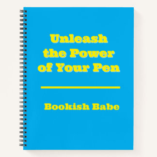 キャラクターのメモ帳作家 ノートブック