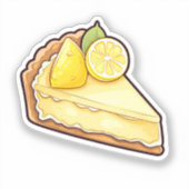 キャラクターのレモンパイ シール (正面)