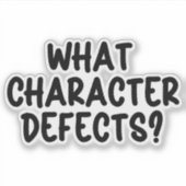 キャラクターの不具合-おもしろい社交的ギフト シール (正面)