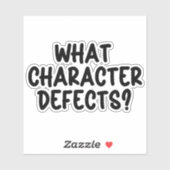 キャラクターの不具合-おもしろい社交的ギフト シール (シート)