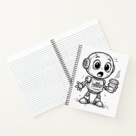 キャラクターの不具合-おもしろい社交的ギフト ノートブック