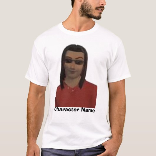 キャラクターの名前 Tシャツ (正面)
