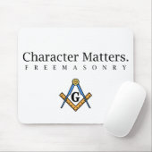 キャラクターの問題。 フリーメーソン マウスパッド (マウス)