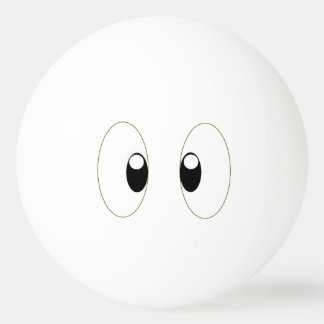 キャラクターの目 卓球ボール