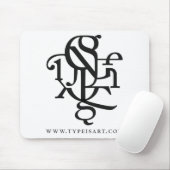 キャラクターのmousepadの一部分 マウスパッド (マウス)