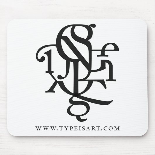 キャラクターのmousepadの一部分 マウスパッド (正面)