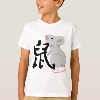 キャラクターを持つラット Tシャツ