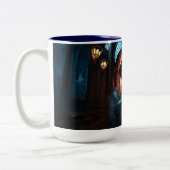 キャラクターアート・マグカップとオオカミ ツートーンマグカップ (左)