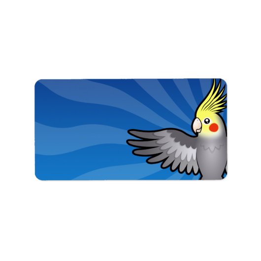 キャラクターオカメインコ ラベル (正面)