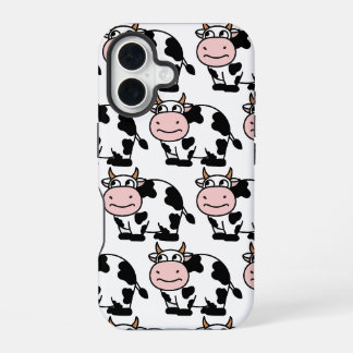 "キャラクターカウ柄iPhoneケース iPhone 16ケース