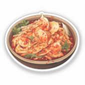 キャラクターキムチ シール (正面)