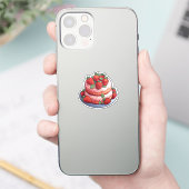 キャラクターケーキ シール (スマートフォン)
