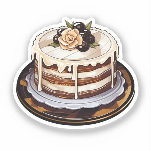 キャラクターケーキ シール (正面)