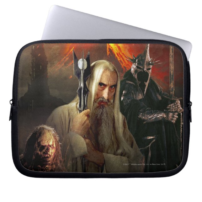 キャラクターコラージュ4 ラップトップスリーブ (正面)