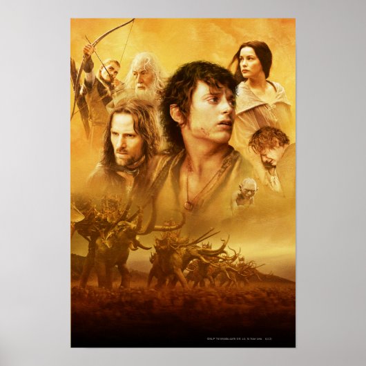 キャラクターコラージュ ポスター (正面)