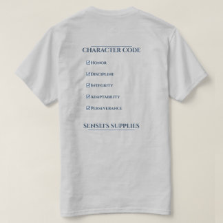 キャラクターコード Tシャツ