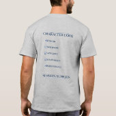 キャラクターコード Tシャツ (裏面)
