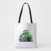 キャラクターゴミ収集車 トートバッグ (正面)