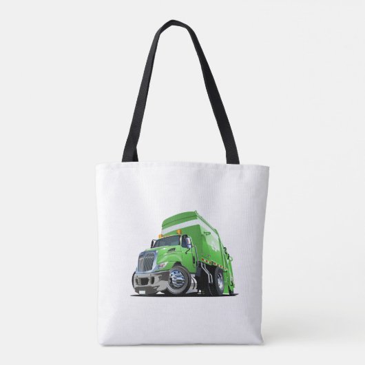 キャラクターゴミ収集車 トートバッグ (裏面)