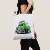 キャラクターゴミ収集車 トートバッグ (クローズアップ)
