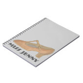 キャラクターシューダンサーダンス先生ギフトノート ノートブック (左側)