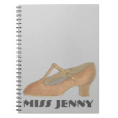 キャラクターシューダンサーダンス先生ギフトノート ノートブック (正面)