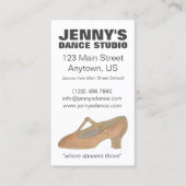 キャラクターシューダンス先生スタジオ振付家 名刺 (正面)