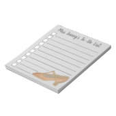 キャラクターシューダンス先生振付家リスト ノートパッド (回転)