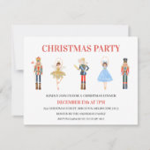 キャラクターシンプル5くるみ割りクリスマスパーティー 招待状 (正面)